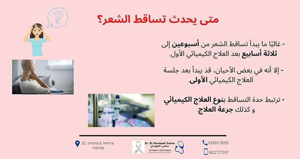 متى يحدث تساقط الشعر