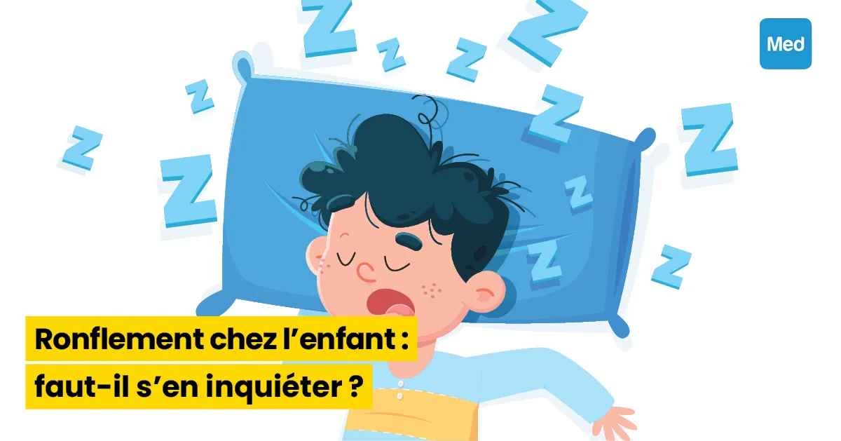 Ronflement chez l'enfant : faut-il s'en inquiéter ?