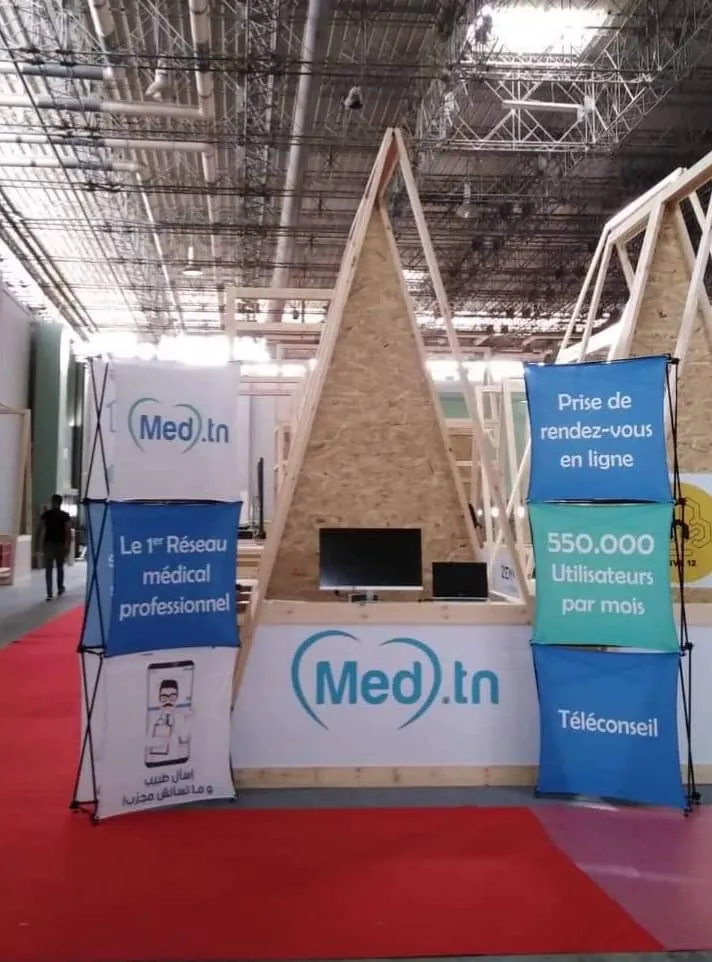 La participation de med.tn au village des startups et structure d’accompagnements de l’écosystème  tunisien durant SITIC Africa 2019