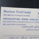 Dr Tazi Saad Otolaryngologist (ENT)