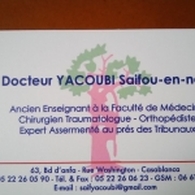 Dr En Nasr Yacoubi Saifou Chirurgien Orthopédiste Traumatologue
