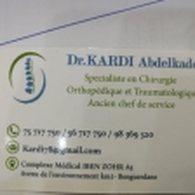 Dr Kardi Abdelkader Travmatolog ortopedi doktoru