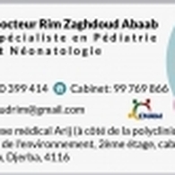 Dr Zaghdoud Abaab Rim Çocuk doktoru