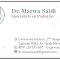 Dr Saidi Marwa Pediatrician