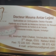 Dr Antar Lejmi Mouna Orthodontiste