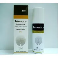 Trivatracin aerosol powder