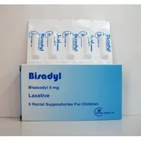 Bisadyl 5mg for children 5 supp