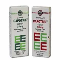 Capotril 25mg 20 tab