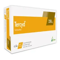 TERCYD 250mg Comp. Séc. Bt 15