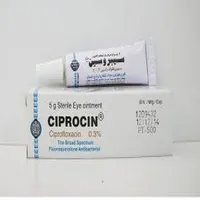 Ciprocin 0.3 % 5 gm eye.oint