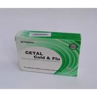 Cetal cold & flu 20 caplets