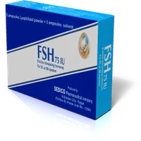 Fsh injection 75i.u/1 ml 5 amp of lyophilized powder