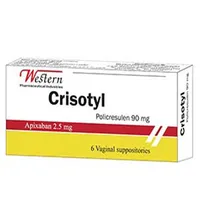 Crisotyl 90mg 6 vag. supp