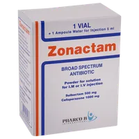 Zonactam 1.5g i.m. / i.v. vial