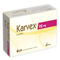 KARVEX 25mg Comp. Sec. Bt 30