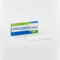 CYCLODEX 20mg Comp.Séc. Bt 14