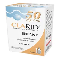 CLARID 50mg/ml Gle. Susp. Buv. Fl 60ml + Ser. Doseuse