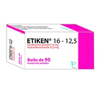ETIKEN 16mg/12.5mg Comp.Séc. Bt 90