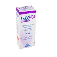 TEICO 400mg Pdre.Prép.Inj. Bt 1Fl+Solv./3.2ml