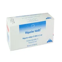 HEPARINE MEDIS 25000 UI Sol.Inj Bt 10/5ml