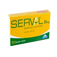 SERVAL 25mg Gél. Bt 30
