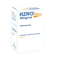 AZRO 1500mg/37.5ml (40mg/ml) Pdre.P.Susp.Or. Fl 37.5ml