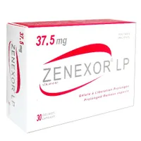 ZENEXOR LP 37.5mg Gél. à Liberation Prolongée Bt 30