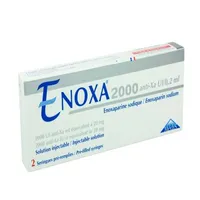 ENOXA 2000UI anti-xa 20mg Sol. Inj. Bt 2 Seringues/0.2ml