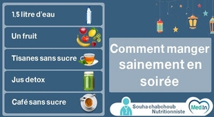 Magazine Comment manger sainement en soirée