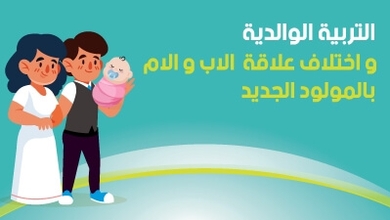 التربية الوالدية و اختلاف علاقة الاب و الام بالمولود الجديد