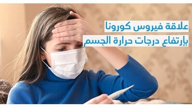 علاقة فيروس كورونا بإرتفاع درجات حرارة الجسم