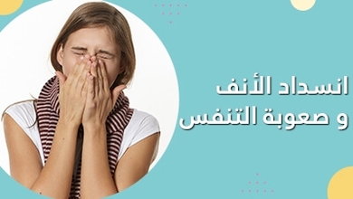 انسداد الأنف و صعوبة التنفس