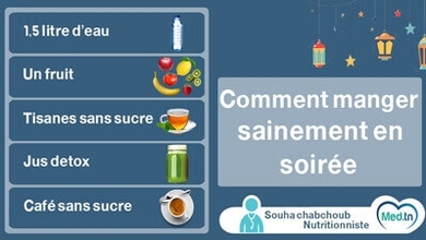 Comment manger sainement en soirée