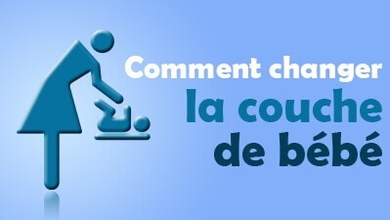 Comment changer la couche de bébé 