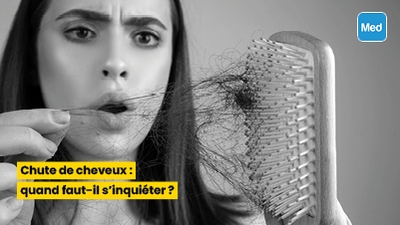 Chute de cheveux : quand faut-il s