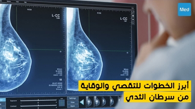 أبرز الخطوات  للتقصي والوقاية من سرطان الثدي