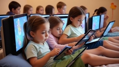 الاستخدام الموجه للشاشات لدى الأطفال 