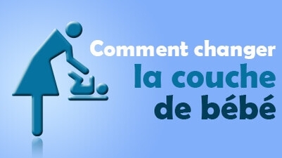 Comment changer la couche de bébé 