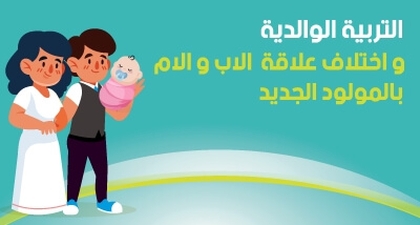 التربية الوالدية و اختلاف علاقة الاب و الام بالمولود الجديد