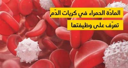 المادّة الحمراء في كريات الدّم تعرّف على وظيفتها