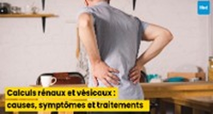 Calculs rénaux et vésicaux : causes, symptômes et traitements