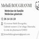 Dr Mehdi BOUGHANMI General Practitioner